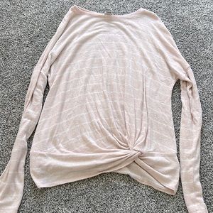 Pink long sleeve sweater